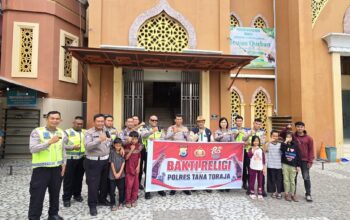 Polri Peduli Lingkungan, Polres Tana Toraja Gelar Bakti Religi Sambut Hari Bhayangkara ke-80