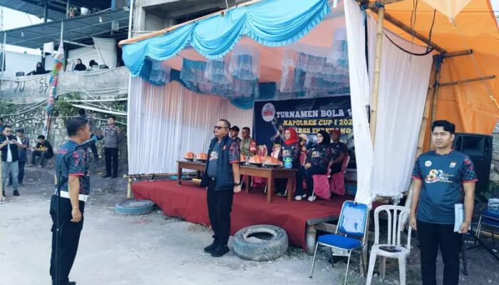 Kapolres Enrekang Resmi Buka Turnamen Bola Voli Kapolres Cup I 2026, Semarakkan Hari Bhayangkara ke-80