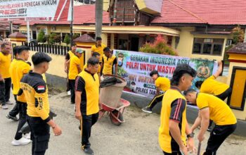 Kebersihan Cerminan Disiplin, Pesan Kapolres di HUT Bhayangkara ke-80