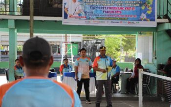 Semarak HUT Bhayangkara ke-80, Kapolres Enrekang Resmi Buka Turnamen Tenis Kapolres Cup II