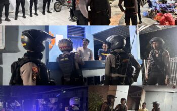 Cegah Kejahatan, Sat Samapta Polres Sinjai Intensifkan Patroli Malam.