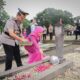 Dirlantas Polda Sultra Ikuti Ziarah dan Tabur Bunga di TMP Watubangga, Wujud Penghormatan kepada Jasa Para Pahlawan dalam Hari Bhayangkara ke-80