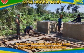 Pembangunan Jembatan Perintis Garuda Tahap III Hadirkan Harapan Bagi Warga Demi Kelancaran Mobilitas Ekonomi