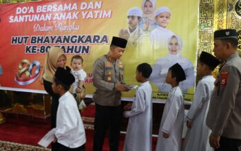 Polres Palopo Gelar Doa Bersama dan Santunan Anak Yatim Sambut HUT Bhayangkara ke-80