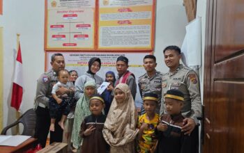 Wujud Kepedulian di Hari Bhayangkara ke-80, Ditlantas Polda Sultra Salurkan Paket Sembako ke Yayasan Rahman Rahim Kendari