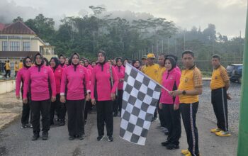 Perkuat Sinergitas TNI-Polri Momentum Hari Bhayangkara ke-80, Polres Konawe Utara Gelar Olahraga Bersama