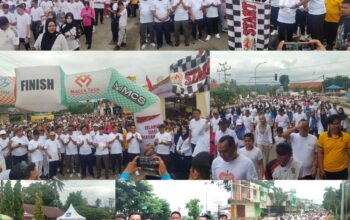 Semarak Hari Bhayangkara ke-80, Ribuan Warga Meriahkan Jalan Santai Polres Sinjai.