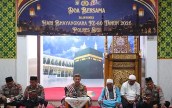 Dalam Lantunan Yasin dan Ratibul Haddad, Polres Sigi Sambut Hari Bhayangkara ke-80 dengan Doa dan Harapan