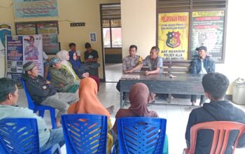 Polsek Alla Gelar Problem Solving, Mediasi Warga Demi Ciptakan Situasi Kamtibmas yang Kondusif