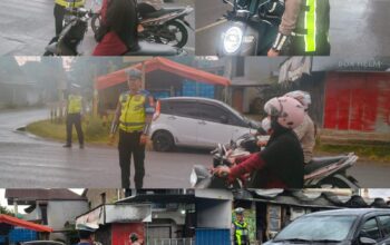 Pengaturan Pagi Jadi Sarana Edukasi, Satlantas Polres Sinjai Ingatkan Pentingnya Keselamatan Berkendara.