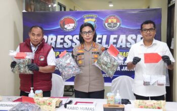 Ditresnarkoba Polda Kepri dan Satresnarkoba Polres/Ta Jajaran Ungkapan 10 Kasus Narkotika, Amankan 13 Tersangka
