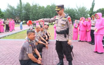 Pimpin Upacara Kenaikan Pangkat Personel, Kapolres Sigi: Jadikan Pangkat Baru sebagai Motivasi Meningkatkan Kualitas Pengabdian