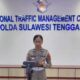 Ditlantas Polda Sultra Sampaikan Informasi Lalu Lintas Terkini Melalui Live Report Bersama RRI Kendari
