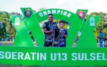 SSB Angin Mamiri Berhasil Meraih Piala Soeratin U 13 Regional Se Sul-Sel
