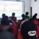 Tingkatkan Kebersamaan Dengan Masyarakat, Lanud Haluoleo Gelar Nonton Bareng Bola Gembira