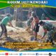 Wujud Kemanunggalan TNI, Kodim 1417/Kendari Gelar Karya Bakti Bersama Warga Bangun Jembatan Perintis Garuda