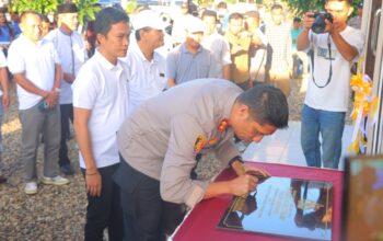 Kapolres Konawe Utara Resmikan Musholla Al-Ikhlas Polsek Wiwirano dan Pembukaan Turnamen Futsal Bhayangkara Oheo Cup I Dalam Rangka Meriahkan HUT Bhayangkara Ke-80