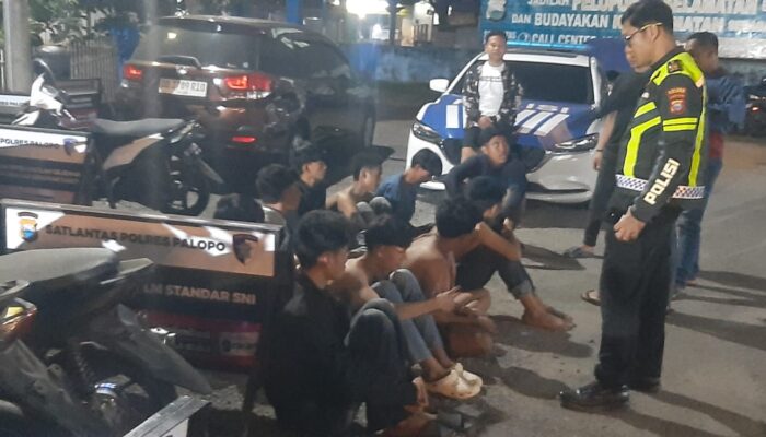 Satlantas Polres Palopo Amankan 13 Motor Dalam Patroli Antisipasi Balap Liar