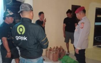 Operasi Pekat 2026, Tiga TO Penjual Miras Jenis Ballo Berhasil Diamankan Sat Reskrim Polres Sinjai.