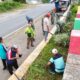 Jaga Keindahan Ruang Publik, Koramil 1413-02/Pasarwajo Gelar Karya Bakti