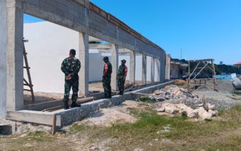 Dandim 1413/Buton Tinjau Progres Pembangunan KDKMP di Kecamatan Kapontori