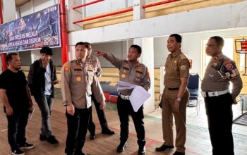 Pastikan Event Basket Kapolda Cup 2026 berjalan lancar Dirlantas Polda Sultra koordinasi Bersama Dispora Sultra