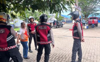 Sat Samapta Polres Sinjai Rutin Gelar Patroli Siang, Jaga Kamtibmas Tetap Kondusif.
