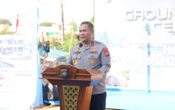 Kapolda Kepri Pimpin Groundbreaking Pembangunan Satpas Prototipe Polresta Barelang, Wujudkan Pelayanan SIM Yang Moderen dan Berkualitas