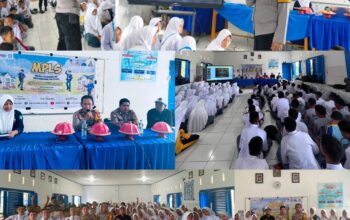 MPLS, Kapolsek Sinjai Barat Berikan Edukasi Anti Bullying dan Bahaya Narkoba di UPT SMA Negeri 14 Sinjai.