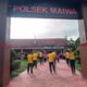 Polsek Maiwa Bersama Bhayangkari Laksanakan Senam Bersama, Tingkatkan Kebugaran dan Kebersamaan