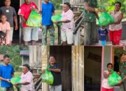 Satgas TMMD Ke-129 Kodim 1807/Sorsel Bagikan 100 Paket Sembako dan Nutrisi, Wujud Nyata Kepedulian Cegah Stunting