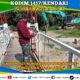 Jembatan Perintis Garuda Makin Cantik, Kodim 1417/Kendari dan Warga Kebut Pengecatan Tahap Akhir