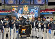 Kontingen Taekwondo Polda Sulsel Raih 9 Medali pada Kejuaraan Kapolri Cup Banten 2026