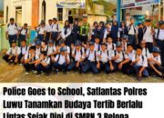 Police Goes to School, Satlantas Polres Luwu Tanamkan Budaya Tertib Berlalu Lintas Sejak Dini di SMPN 3 Belopa