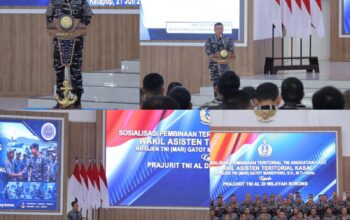 Panglima Koarmada III Terima Kunjungan Waaster Kasal dalam Rangka Safari Teritorial Tahun 2026