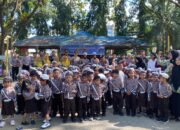 Dalam Rangka Hari Anak Nasional, Ditlantas Polda Sultra Edukasi Murid TK Budaya Tertib Berlalu-lintas Sejak Usia Dini di Taman Lalu-lintas Polda Sultra