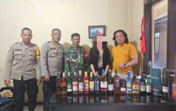 Berkedok Kos-kosan, Polisi Sita 173 Botol Miras di Luwuk