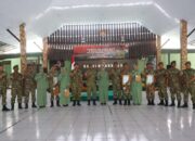 Dandim 1413/Buton Pimpin Korps Raport Pindah Satuan, Sambut Warga Baru dan Lepas Purnawirawan