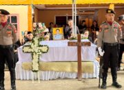 Wujud Penghargaan atas Pengabdian, Polres Tana Toraja Gelar Upacara Persemayaman Kedinasan bagi Almarhum AIPTU Anton Jacob Subhara