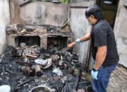 Rumah di Jalan Soekarno Luwuk Terbakar, Polisi Olah TKP dan Pendataan Saksi