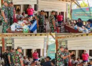 Sentuhan Kemanusiaan TMMD Ke-129, Satgas Kodim 1807/Sorsel Gelar Pengobatan Gratis untuk Warga Kampung Sesor