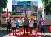 HUT ke-100 Gereja Mawar Sharon Gonohop, Polsek Bunta Kawal Fun Run 10K