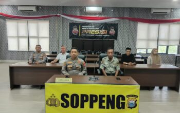 Polres Soppeng Ikuti Vicon Pengukuhan Pimpinan Pusat KBPP Polri Masa Bakti 2026–2031