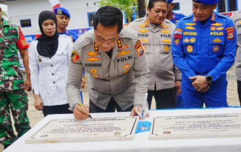 Kapolda Sulsel Resmikan Pos Pangkalan Kapal Patroli Polairud di Pulau Jinato Kab. Kepulauan Selayar