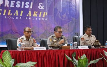 Polda Sulteng Gelar Anev Penguatan Nilai AKIP dan Evaluasi Input SI-ABK Presisi Tahun 2026