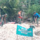 Pemerataan Material Timbunan Perkuat Progres di Salah Satu Titik RTLH TMMD Ke-129 Kodim 1413/Buton