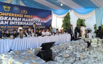 BNN Gerebek Gudang 3,37 Ton Narkoba dari Thailand di Gresik
