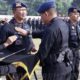 Danpas Gegana Pimpin Pisah Sambut Dansat Wanteror, Jibom, dan KBRN yang Dirangkaikan dengan Syukuran Kenaikan Pangkat Personel Pasukan Gegana
