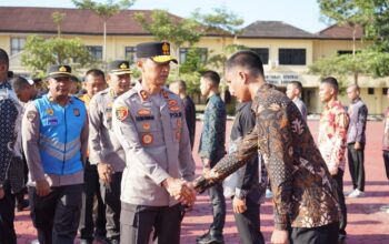 Kapolda Sultra Lepas 95 Casis Bintara dan Tamtama Polri, Tekankan Integritas dan Semangat Pengabdian