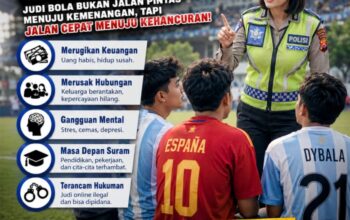 Polda Banten Edukasi Masyarakat tentang Bahaya Judi Bola Online